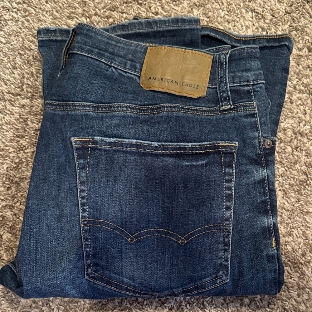 American Eagle Outfitters Dark Blue Denim Jeans